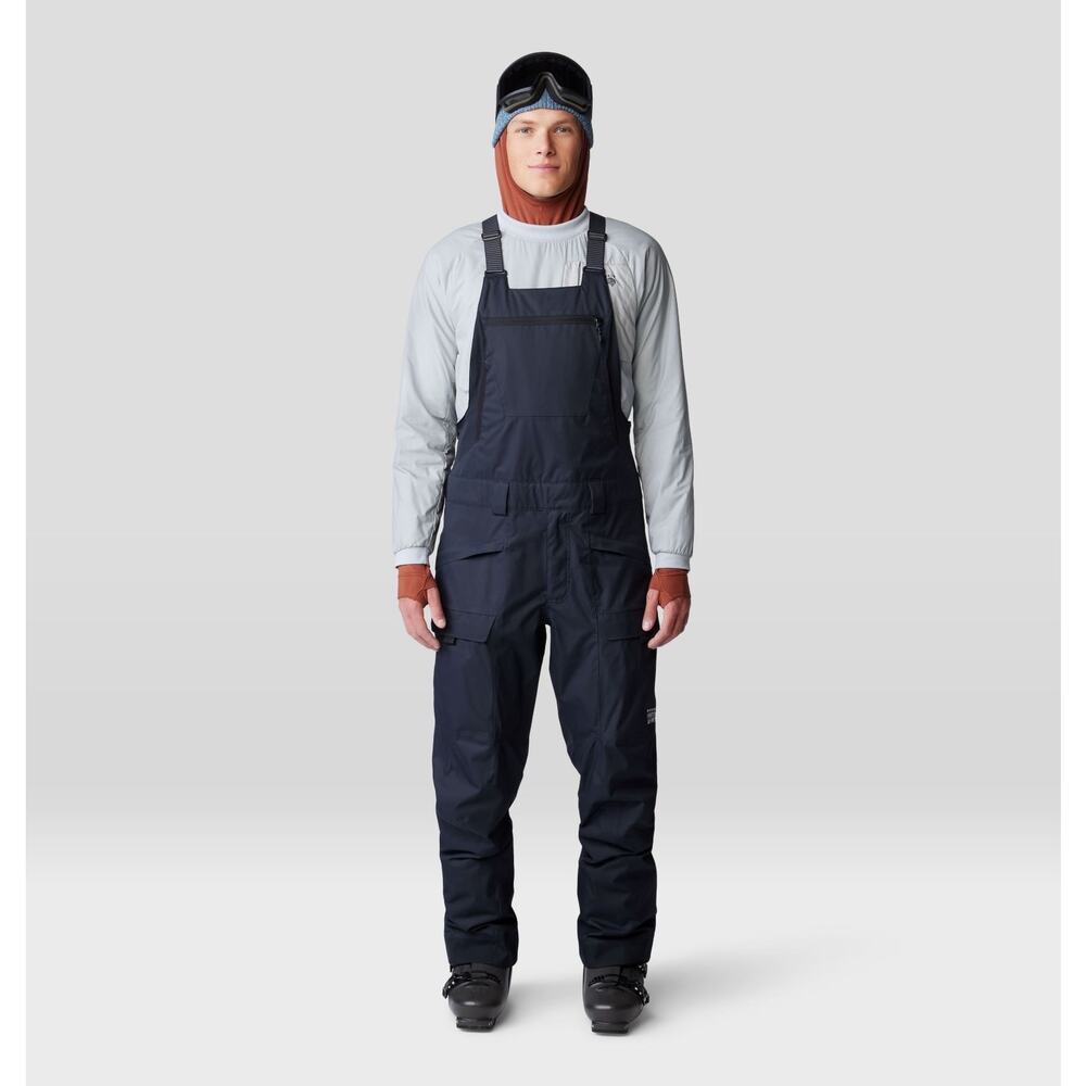 Mountain Hardwear Men's Black Ski Bib